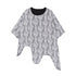 Wave Hem Lace Mesh Top